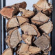 壁炉木柴干柴耐烧栎木材机器烘干木头户外露营篝火取暖炉柴火无烟