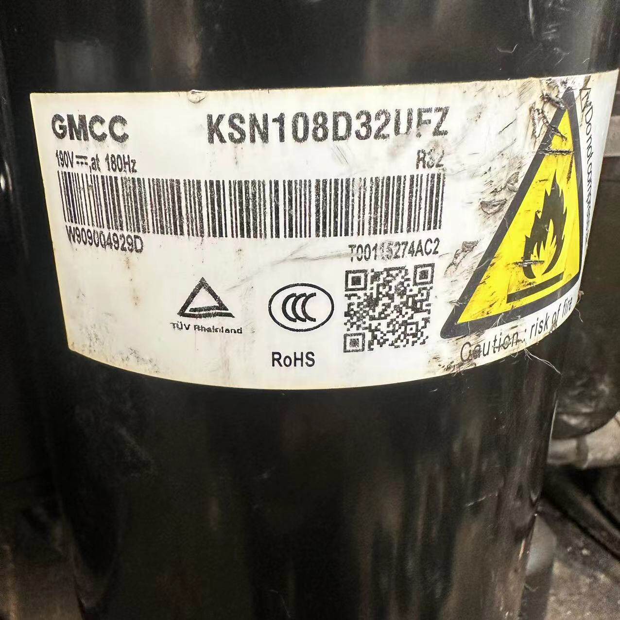 KSN108D32UFZ原装拆机美的格力海信海尔TCL变频直流1.5匹压缩机