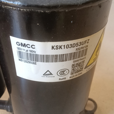 美的原装下线机直流变频空调通用压缩机KSK103D53UFZ冷媒R32R410