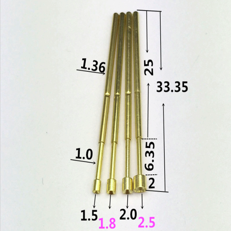 华荣弹簧针测试PA100凹头