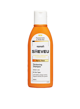 SHEVEU赛逸去屑止痒洗发水进口硫化硒咖啡因生姜防掉发洗发露橙色