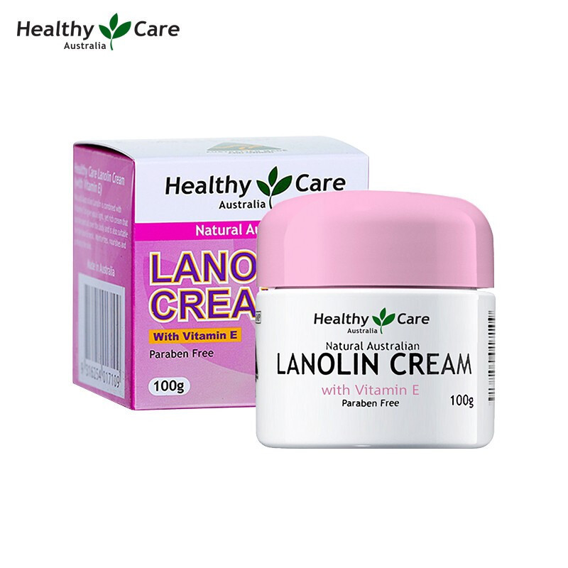 澳洲Healthy Care绵羊油保湿HC面霜补水滋润身体护手维生素VE面霜