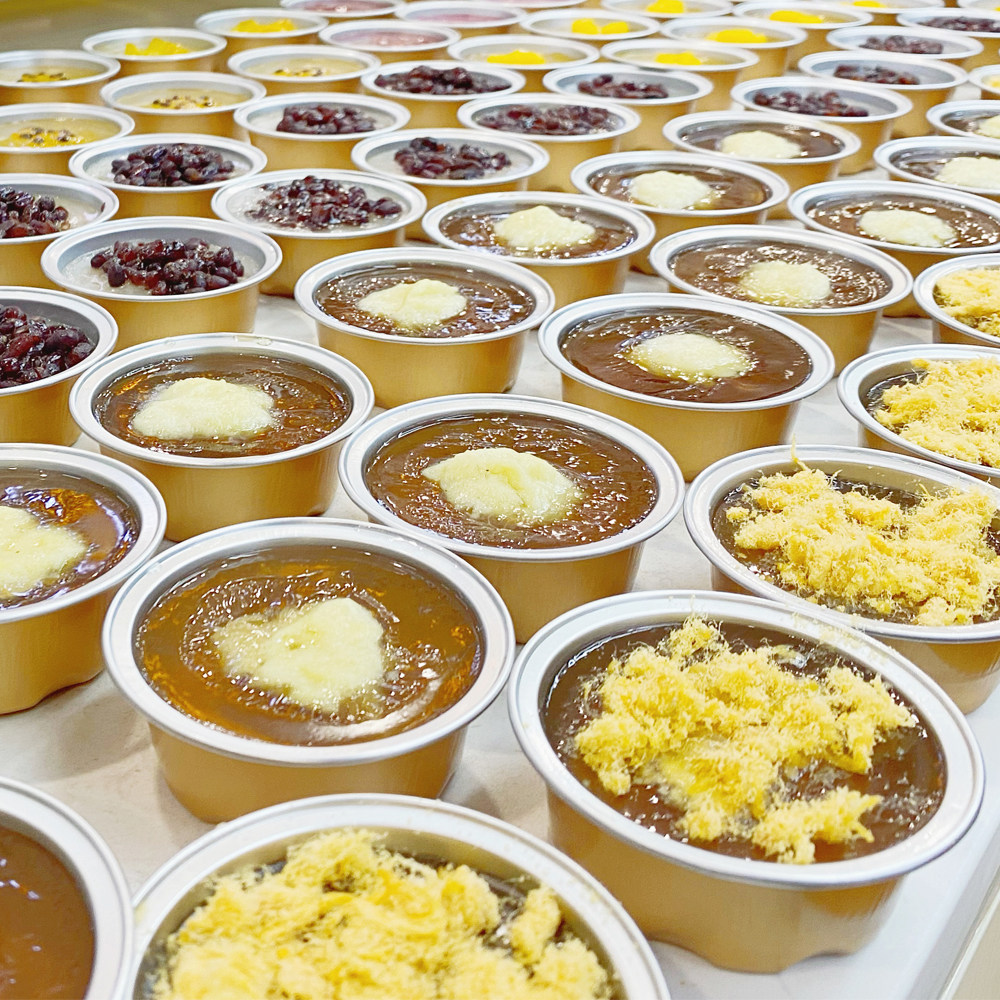 铃记糕手港式网红钵仔糕q弹软糯椰汁红豆抹茶流心桂花杨枝甘露