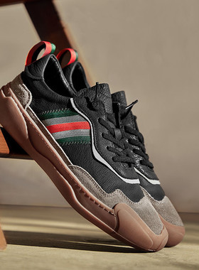 帕达索2025年新款春秋透气板鞋男士休闲鞋小白鞋潮鞋 220295 DJF