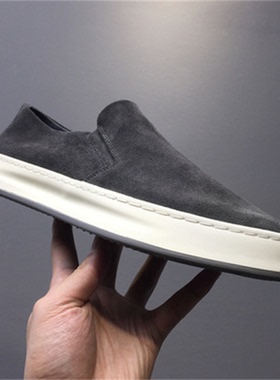 帕达索男一脚蹬2022夏季男鞋日系复古休闲鞋软底厚底板鞋潮220522