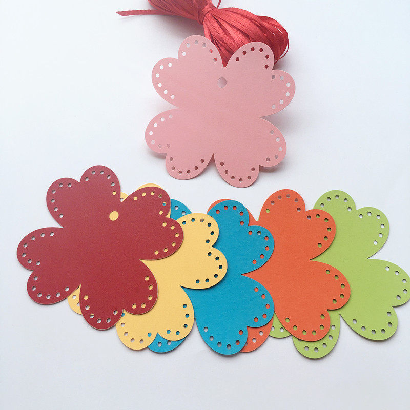 幸福四叶草心愿祝福吊卡 爱心形状小卡片派对装饰卡 心愿卡60片