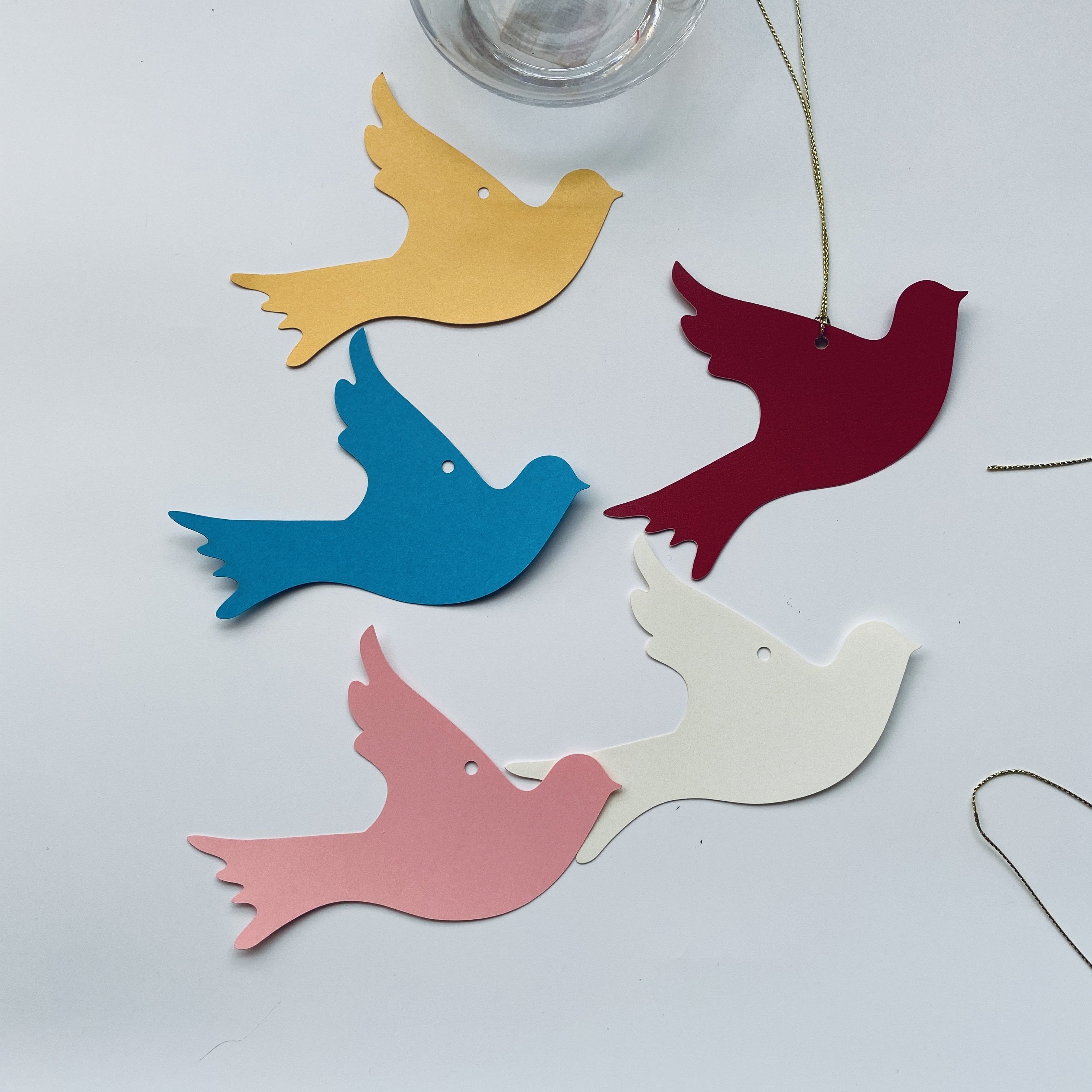 满包邮【60片】许愿卡 可爱和平鸽祝福卡片 心愿墙装饰卡 留言卡