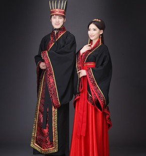 古装男 影视戏服成人礼秦朝丞相汉服直裾深衣唐装汉代大臣大侠客