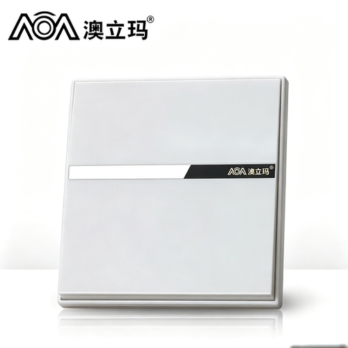 AOA澳立玛757暗装开关插座二三插USB珠光白二位一开二三插座五孔