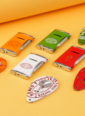 HABANOS哈伯纳斯官方正品西卡联名款雪茄剪打火机套装