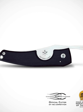 法国Les Fines Lames雪茄刀Ebony乌木外壳  刀片可拆卸打磨