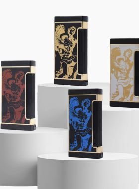 美国Prometheus普罗米修斯雪茄打火机火神款长方体三火焰带雪茄钻