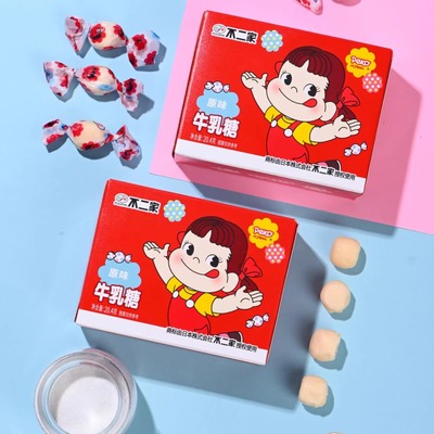 不二家peko原味牛乳糖满月生日结婚礼盒搭配回礼糖果20.4g/27.2g
