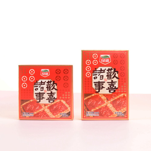 绿盛诸事欢喜蜜汁肉脯结婚喜宴周岁伴手礼零食红盒16g/24g/32g