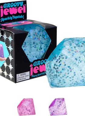 4pcs NeeDoh Groovy Jewel Toys Satisfying Sparkly Liquid解压