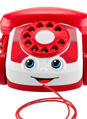 Baby Toy Red Chatter Telephone Pull-Along Activity  Toddlers
