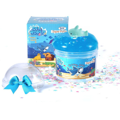 鲨鱼海洋动物史莱姆水晶泥牛头胶