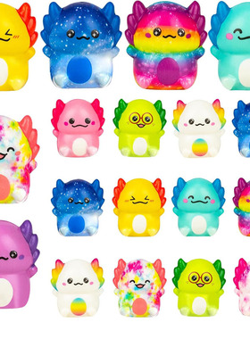 12Pack Axolotl Slow Squishy Toys Soft Stress Relief Fidgets
