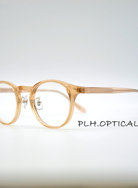 PLH21日系复古板材眼镜防蓝光近视防辐射防蓝光显脸小透明潮装饰