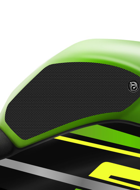 英国BLOQ改装川崎ZX-6R油箱贴摩托车防滑贴油箱保护侧贴