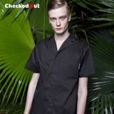 Рабочая униформа, летняя летняя одежда, кофейная рубашка для работы