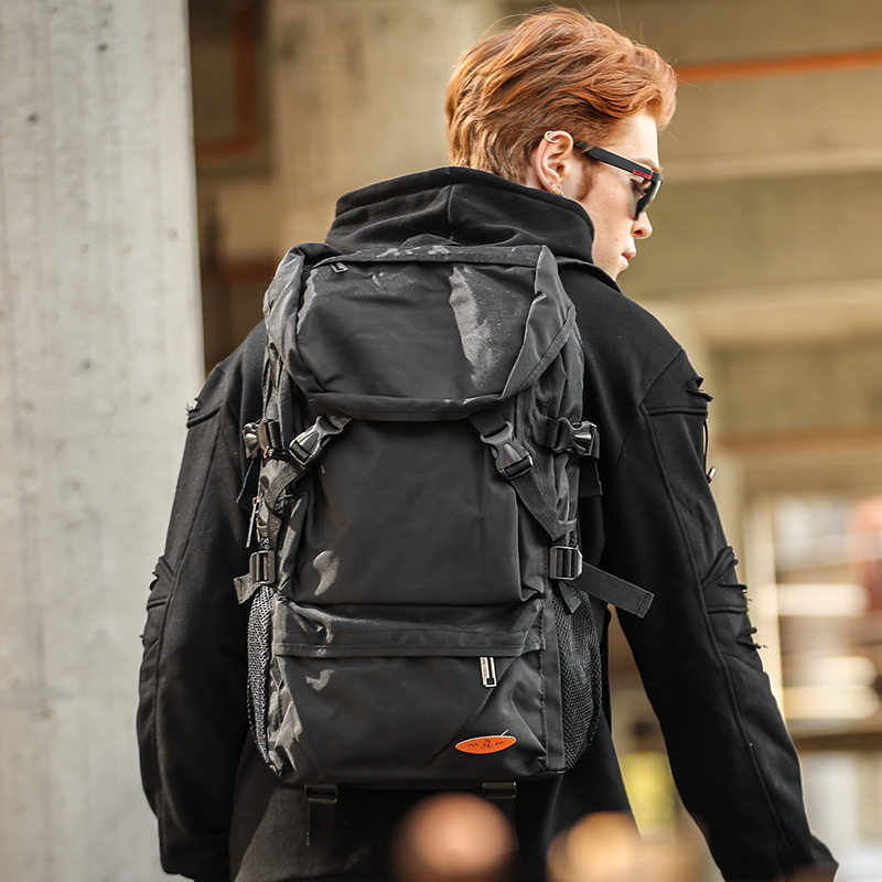 背包男双肩包大容量超大旅行包户外登山包旅游出差打工短途行李包