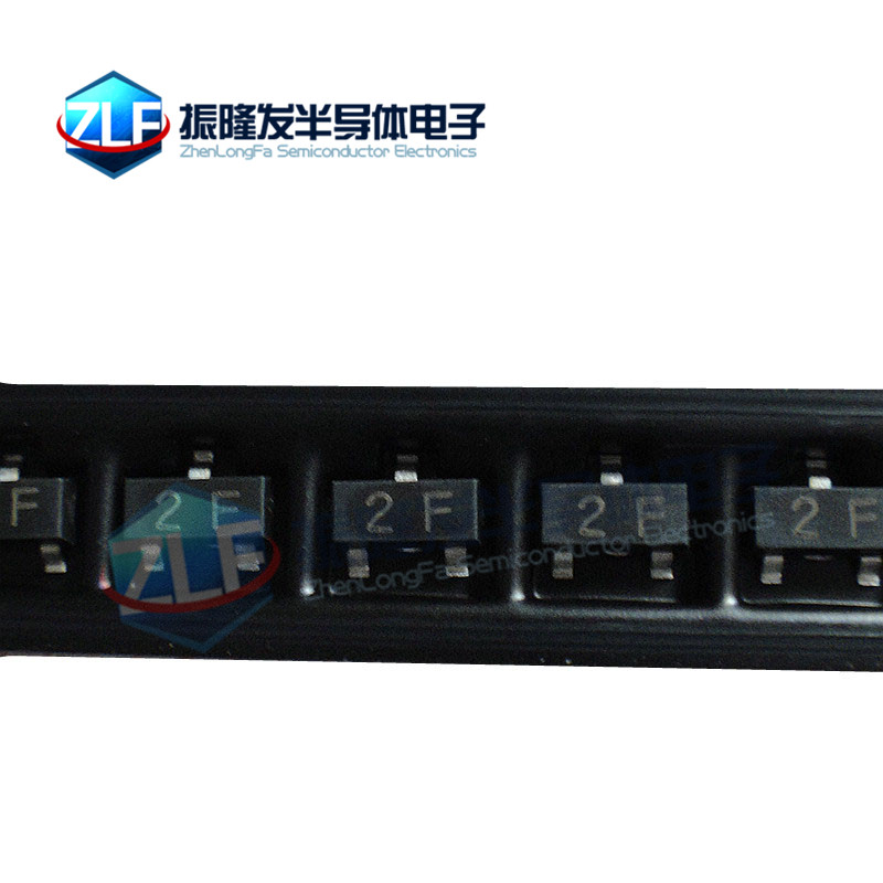 全新 三极管 MMBT2907 丝印2F 0.6A/40V PNP 贴片SOT23 50个