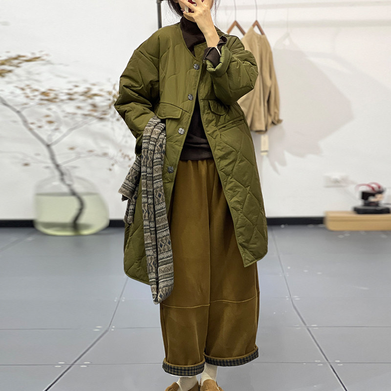 素凡卡冬季原创简约风宽松压褶净色夹棉外套百搭单排扣口袋棉服女,女装/女士精品,棉衣/棉服,淘宝优惠券,粉丝福利购,淘宝优惠卷