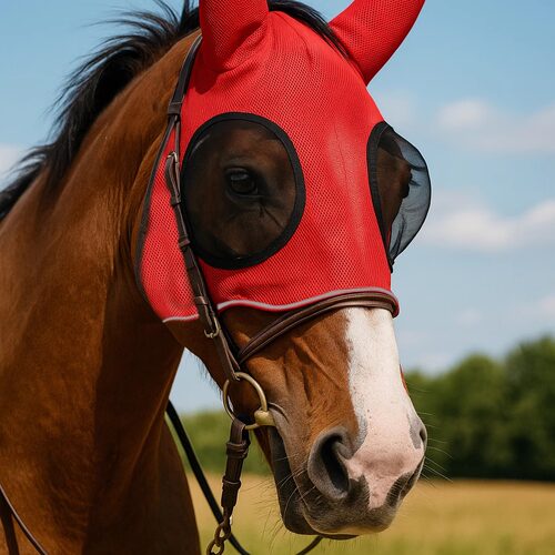 弹性透气马面保护罩防蚊防虫