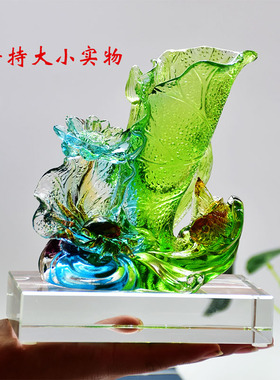 毕业生办公室笔筒琉璃