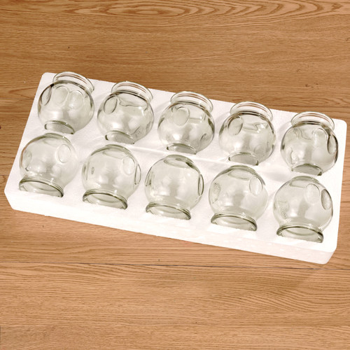 加厚玻璃拔罐器传统拔火罐家用罐