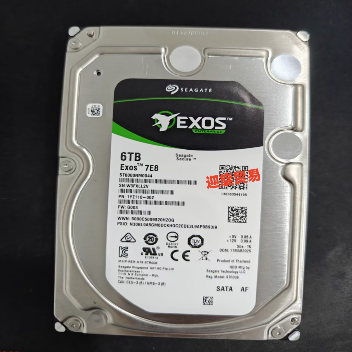 希捷ST6000NM0044企业级6TB机械硬盘6tb服务器NAS监控储存录像机