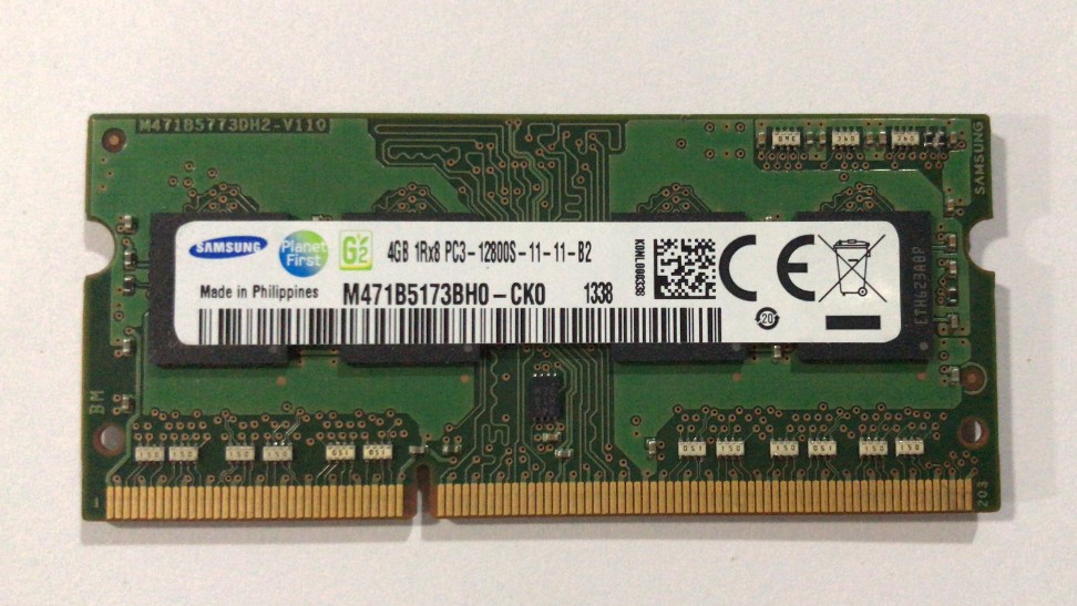 三星原装4g 1rx8 pc3-12800s ddr3 1600mhz 1.5v笔记本电脑内存条