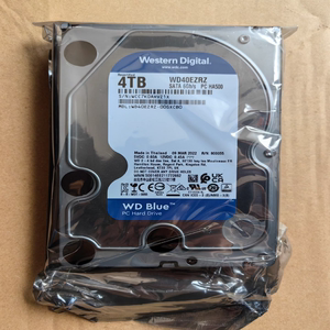 WD/西部数据 WD40EZRZ 4T台式机硬盘 5400转4TB 蓝盘64M监控SATA3