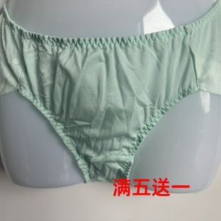 棉裆 速干牛奶丝冰丝弹力女士内裤 青绿黑肤色热卖 出口韩国原单净版