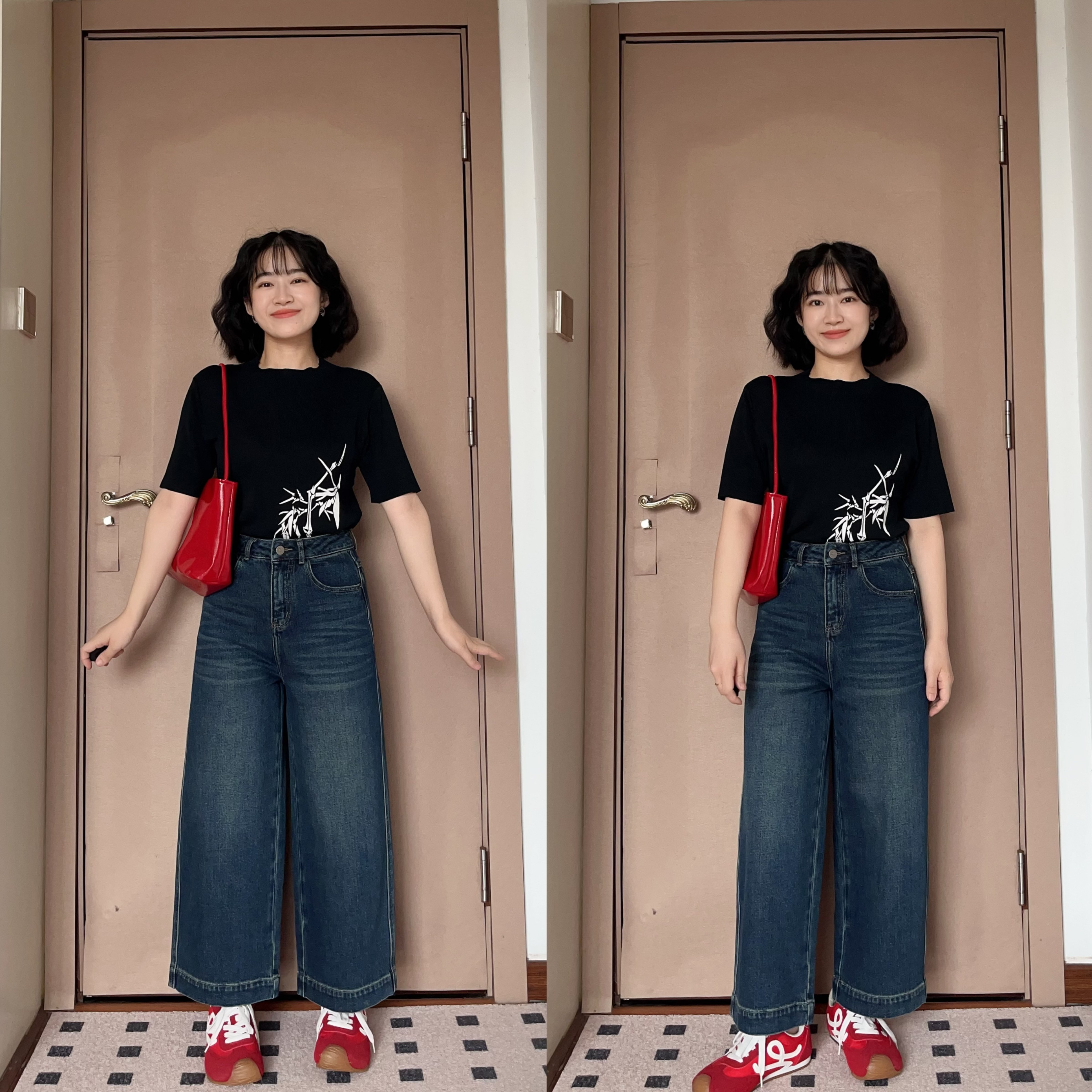 复古蓝气球裤牛仔裤女夏季薄款图片