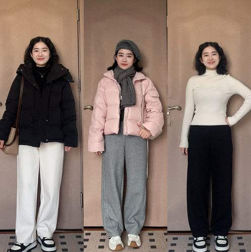 灰色休闲卫裤女2026年秋冬季直筒