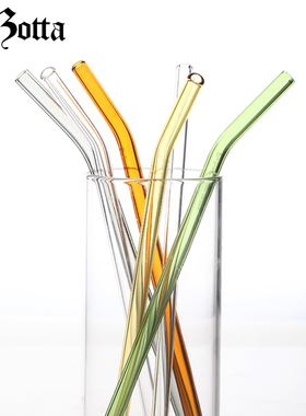 德国plazotta玻璃吸管水杯吸管成人口红透明果汁饮管女非一次性