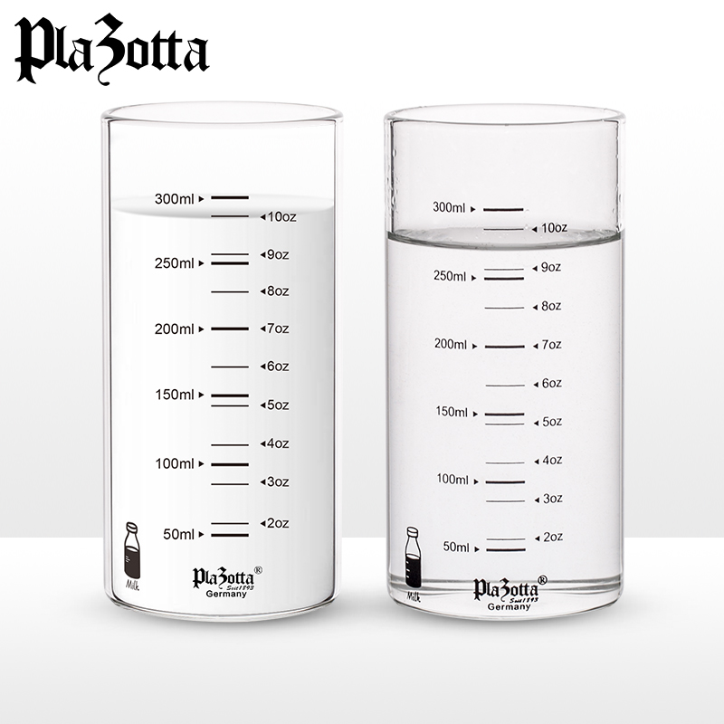 德国plazotta牛奶杯早餐杯家用儿童微波炉可加热高硼硅玻璃杯刻度,餐饮具,玻璃杯,淘宝优惠券,粉丝福利购,淘宝优惠卷