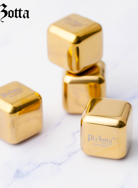 德国plazotta 304不锈钢冰块冰粒金属铁冰速冻钢冰酒石速冻金属冰