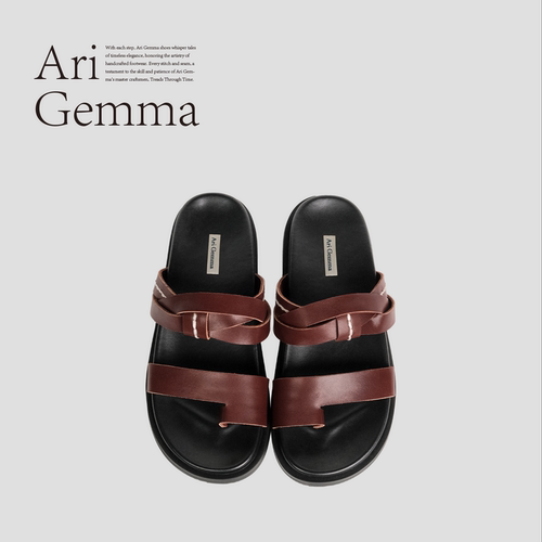 Ari Gemma｜Daily·外穿拖鞋真皮休闲舒适勃肯套趾凉拖