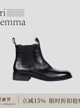 Ari Gemma｜lawyer·经典显瘦水洗植鞣牛皮切尔西靴