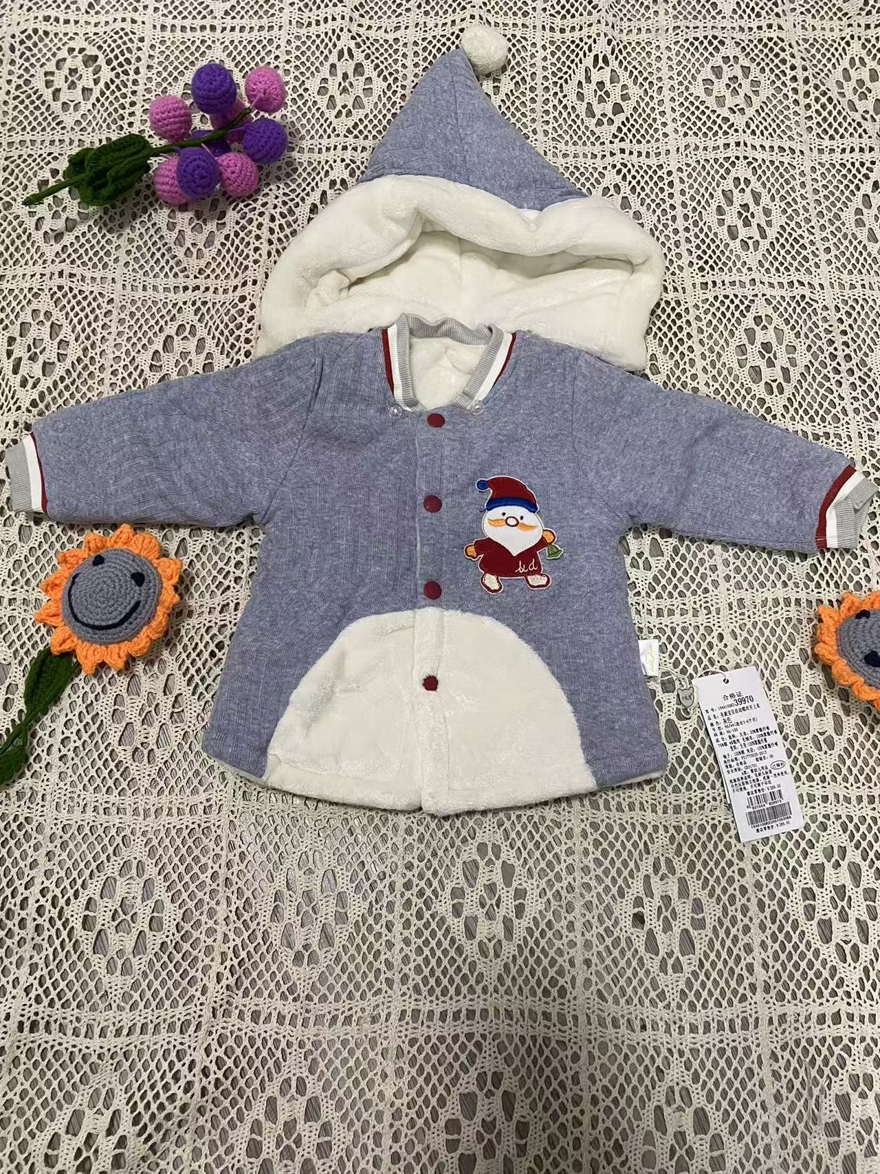 卡迪熊断码清仓婴儿秋冬单棉裤棉衣加厚宝宝加棉长裤冬季保暖棉裤