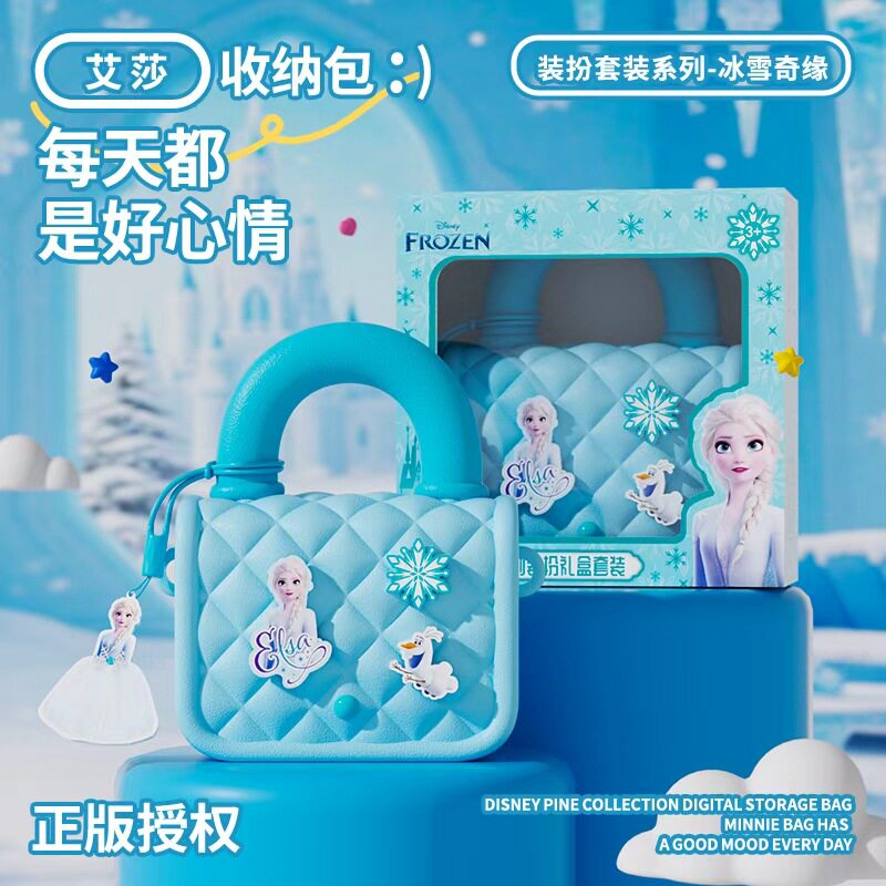 新款儿童手提斜挎包女童外出小背包轻便艾莎冰雪女孩迷你零钱包包