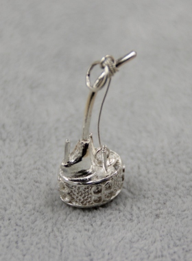 diy手工首饰品镶嵌挂件银花丝