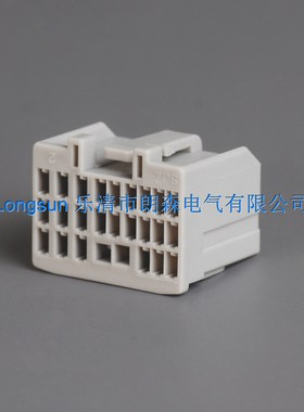 16372-6国产汽车护套46043-24Y 24P连接器胶壳24孔接插件