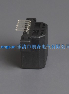 朗森175506国产汽车PCB针座25011-6AW 6P连接器胶壳接插件护套