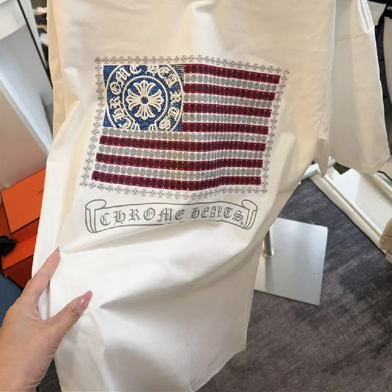 短袖欧美范梵文纯棉T