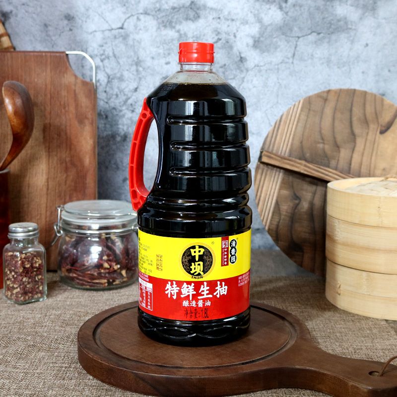 中坝特鲜生抽酱油1.8L炒菜提鲜
