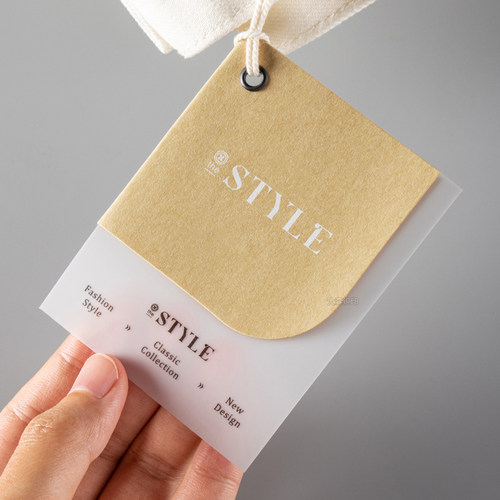 网红风吊牌定制简约文艺复古